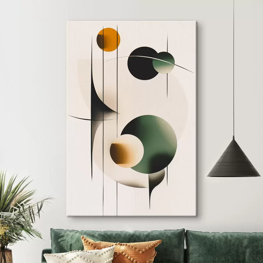 Obraz Abstrakcia s kruhmi s48285