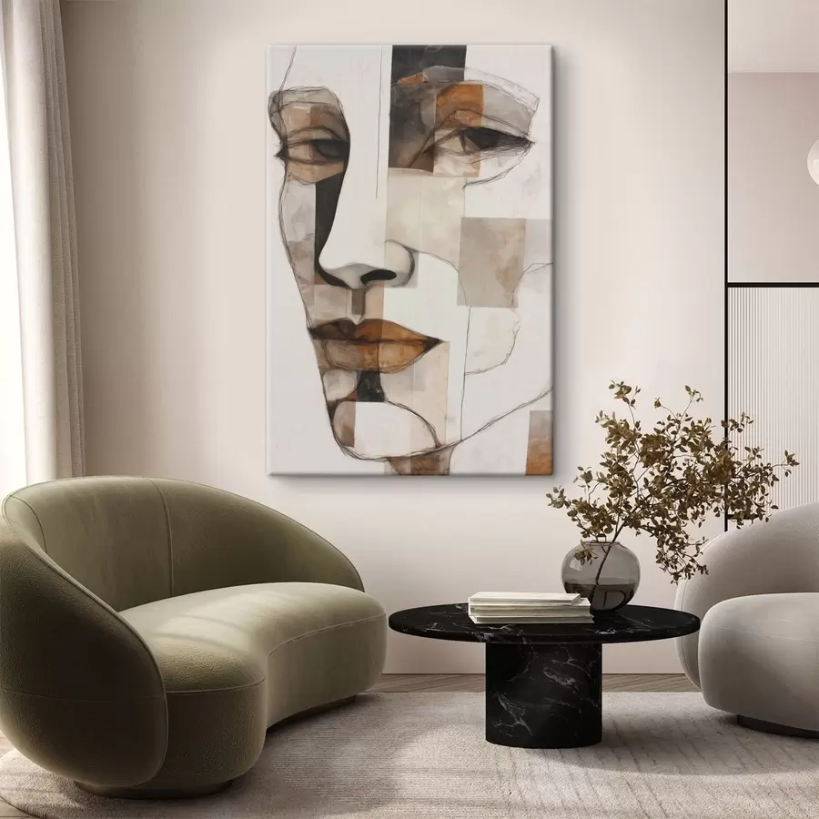 Obraz Abstraktná tvár s48515