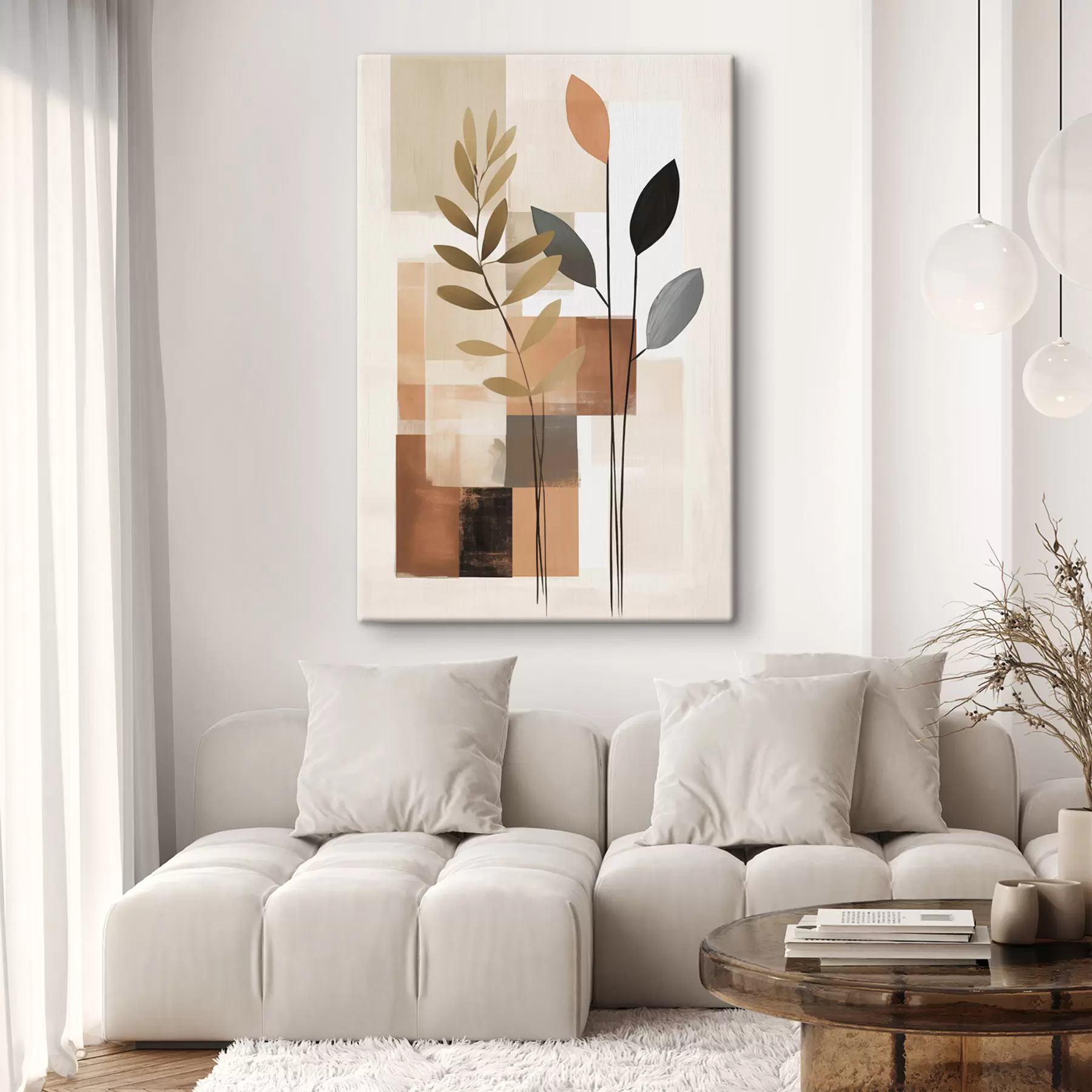 Obraz Abstraktná botanická kompozícia s48516