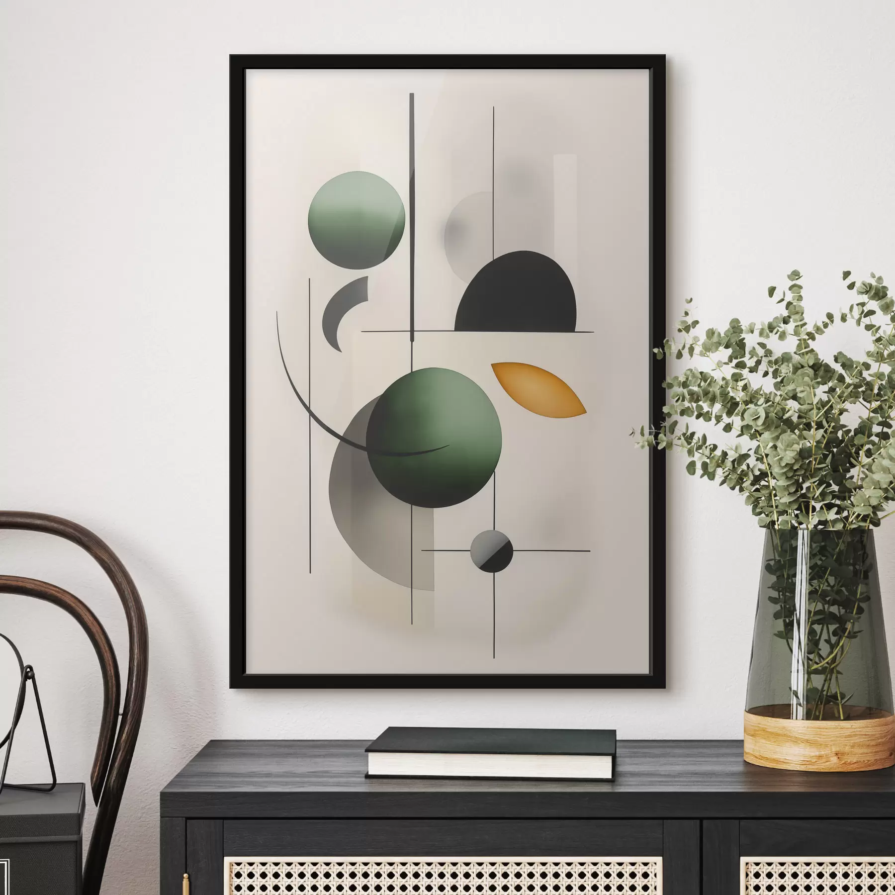 Fototapety Abstrakcia s kruhmi f48284