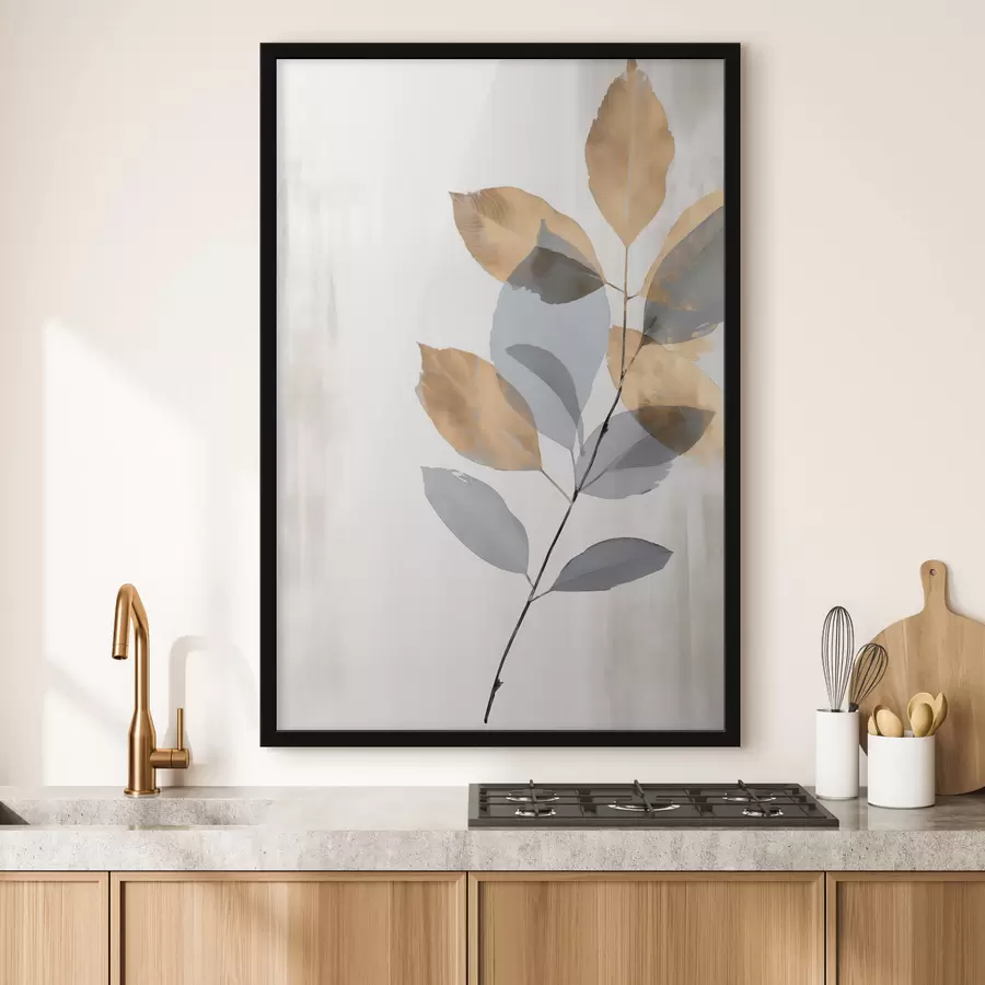 Fototapety Minimalistická botanická vetvička f48510