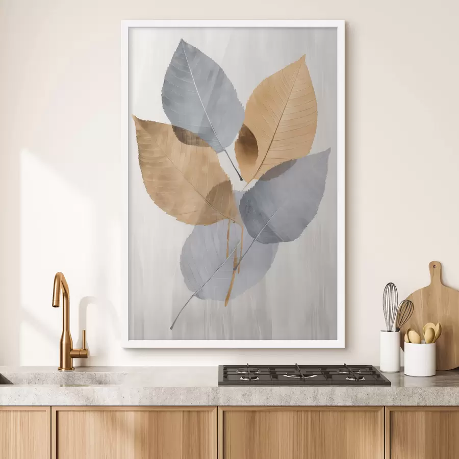 Fototapety Abstraktné botanické listy f48511