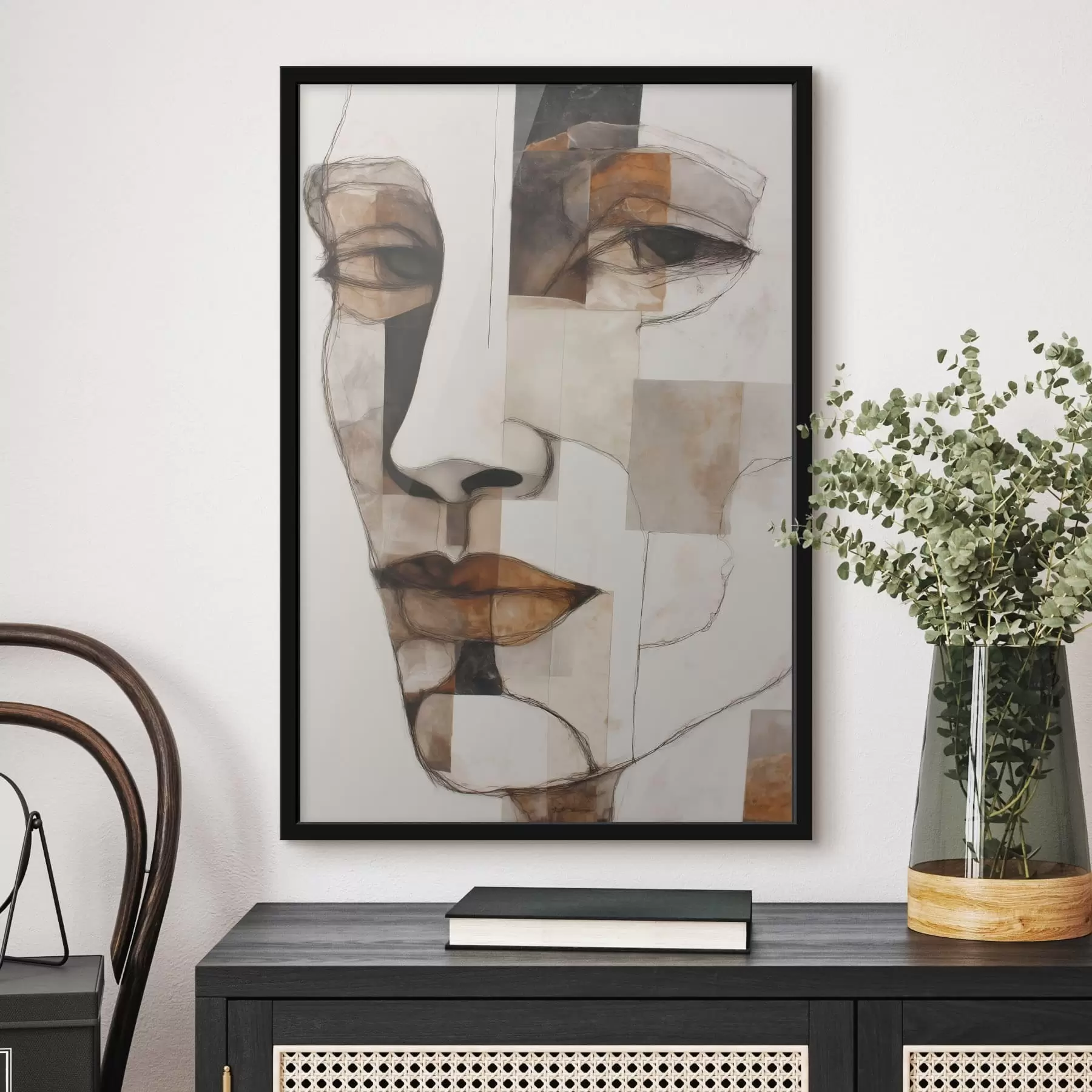 Fototapety Abstraktná tvár f48515