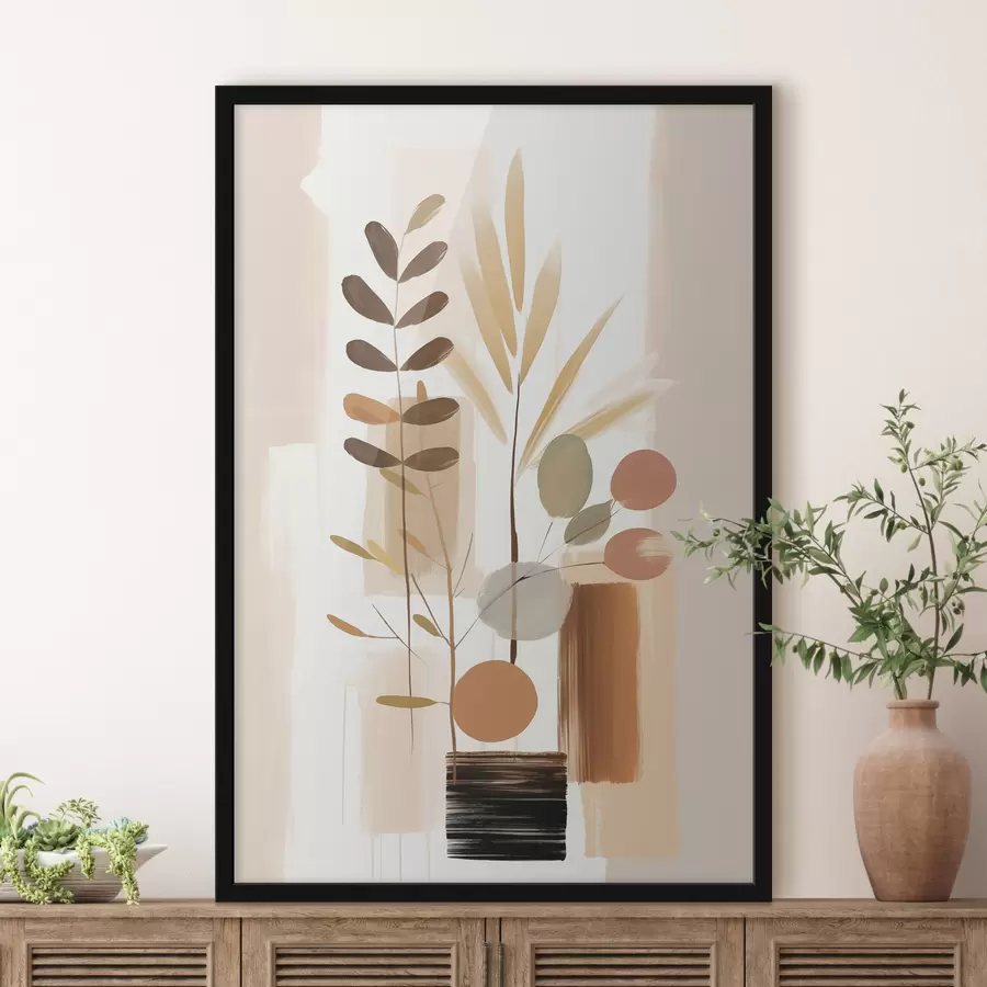 Fototapety Abstraktná botanická kompozícia f48517