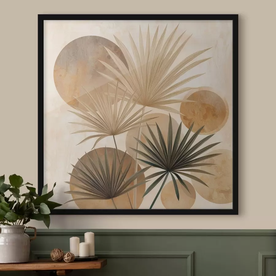 Fototapety Abstraktné palmové listy f48518