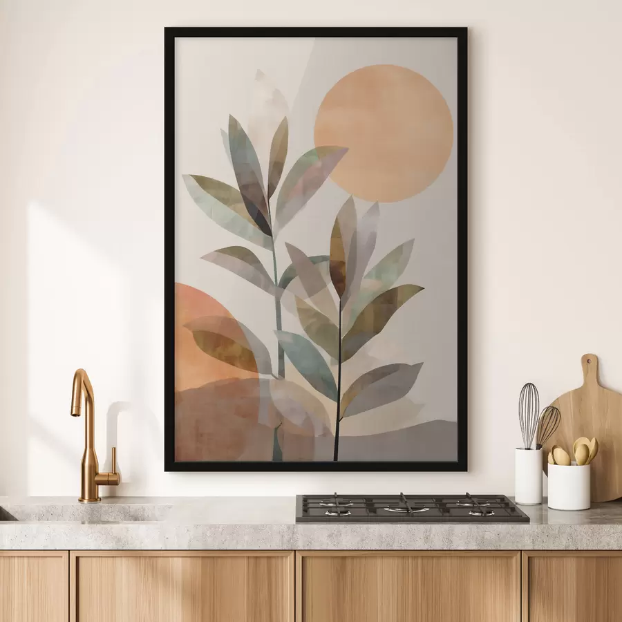 Fototapety Abstraktné listy rastlín f48519