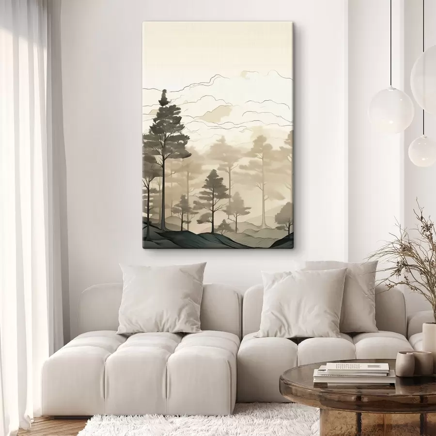 Obraz Vrstvy horskej hmly s48540