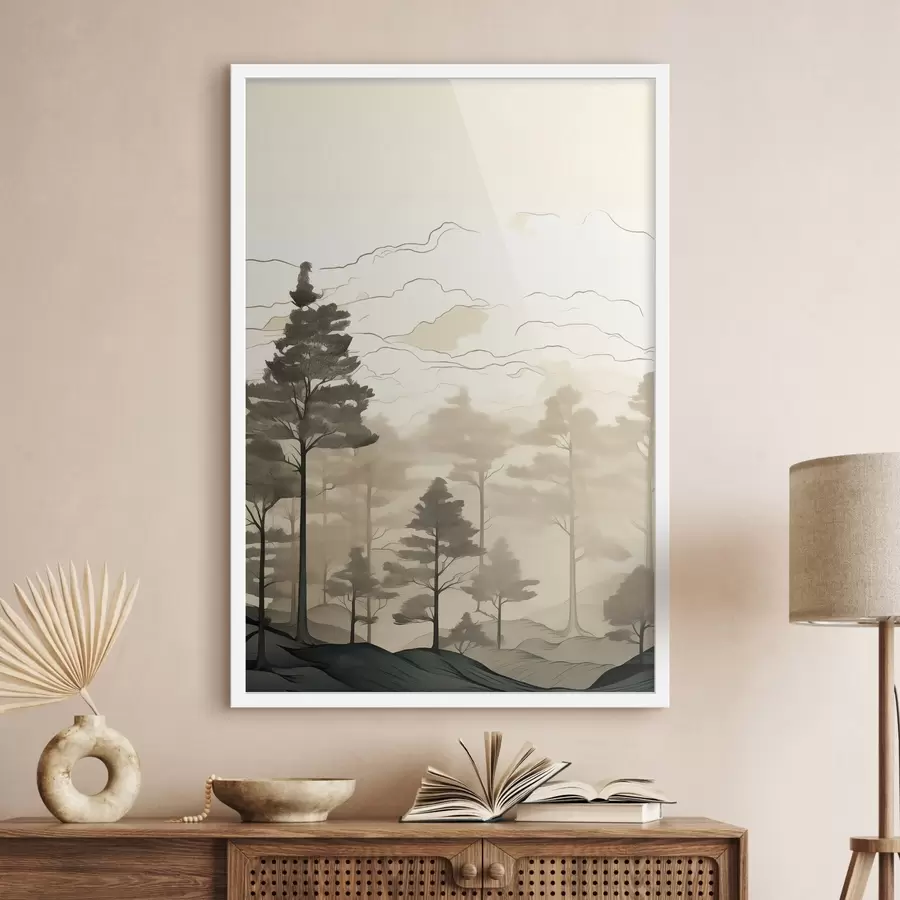 Fototapety Vrstvy horskej hmly f48540