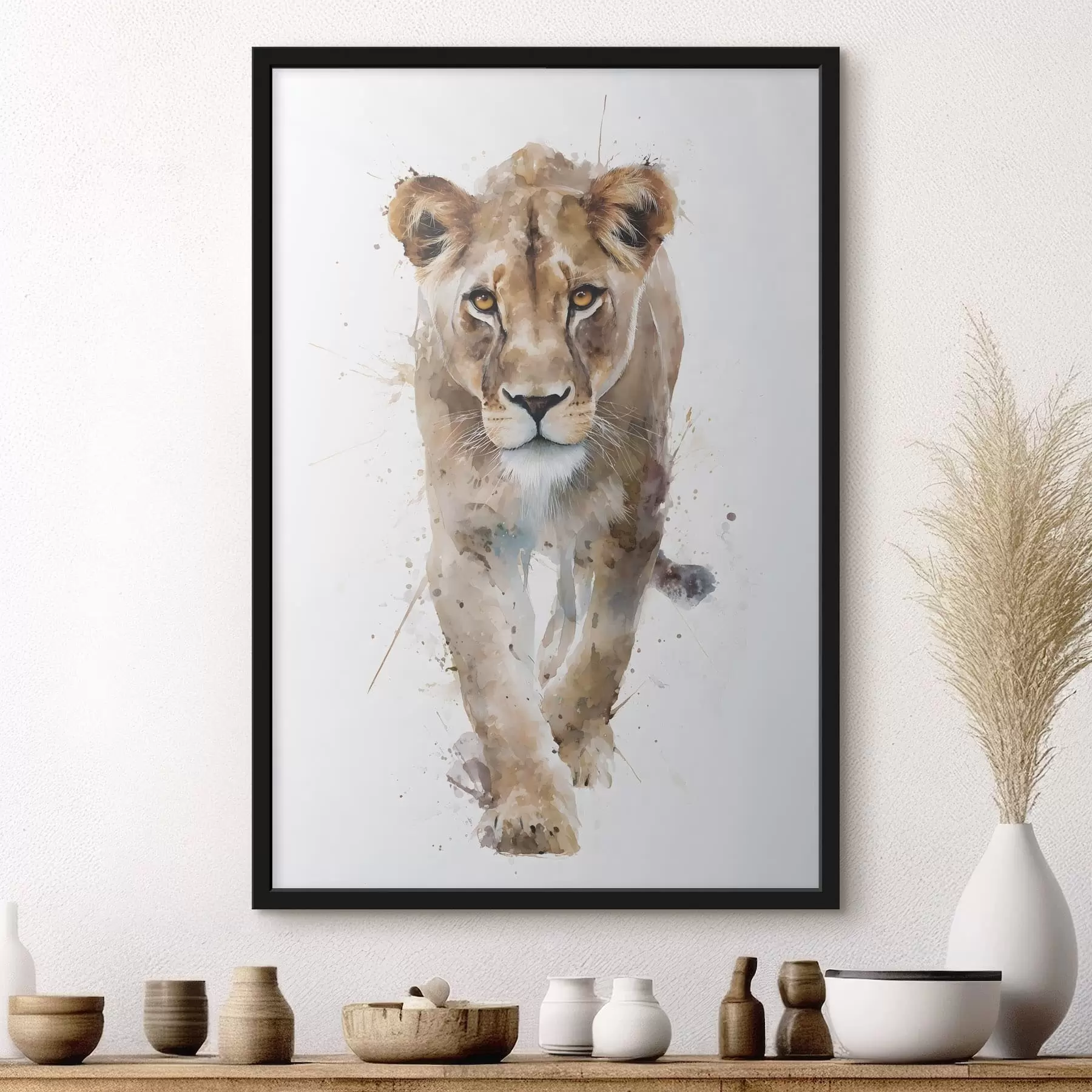 Fototapety kvitnúca marhuľová vetvička v akvarelovom štýle f48526