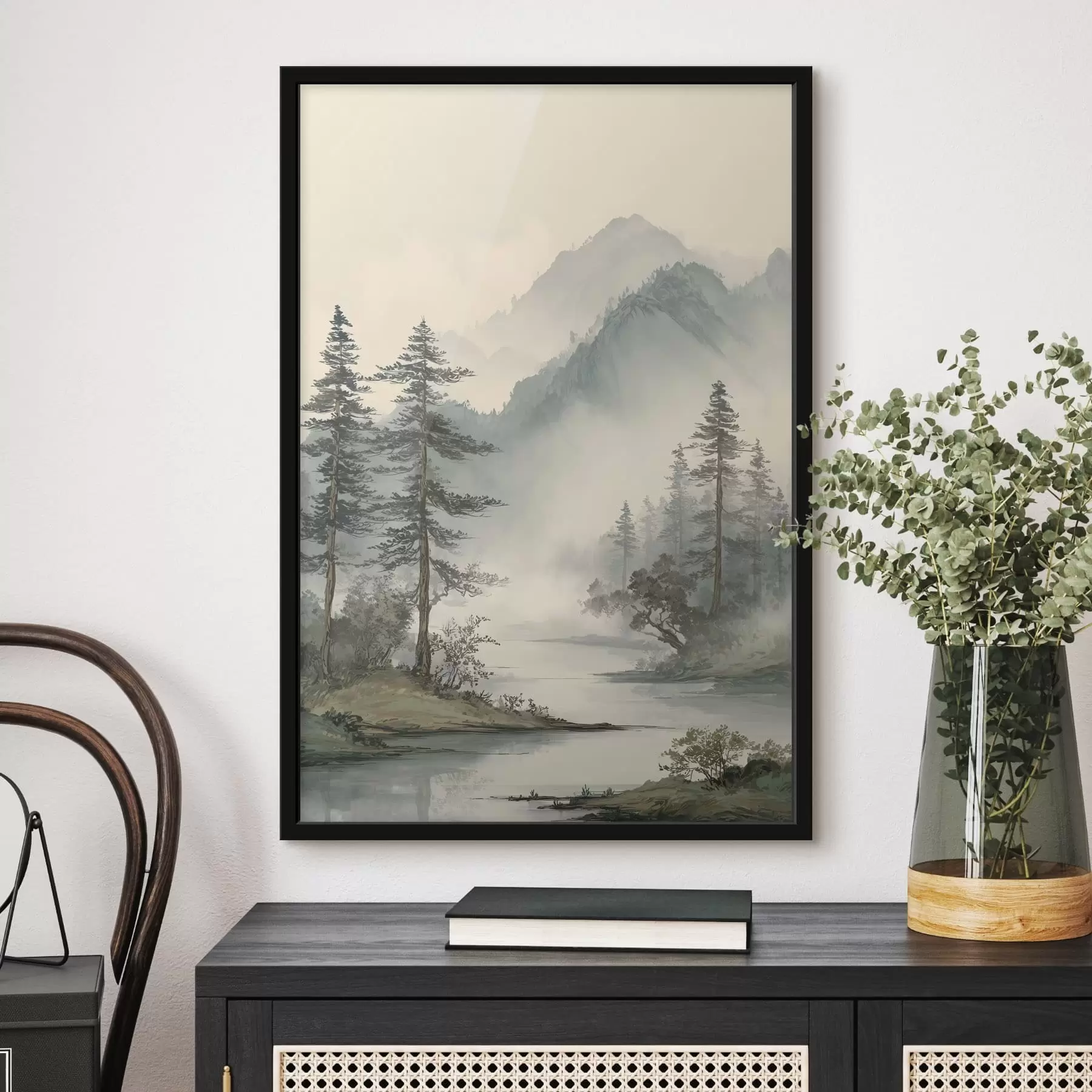 Fototapety jemná dekoratívna kompozícia z kvetov a zelene f48532