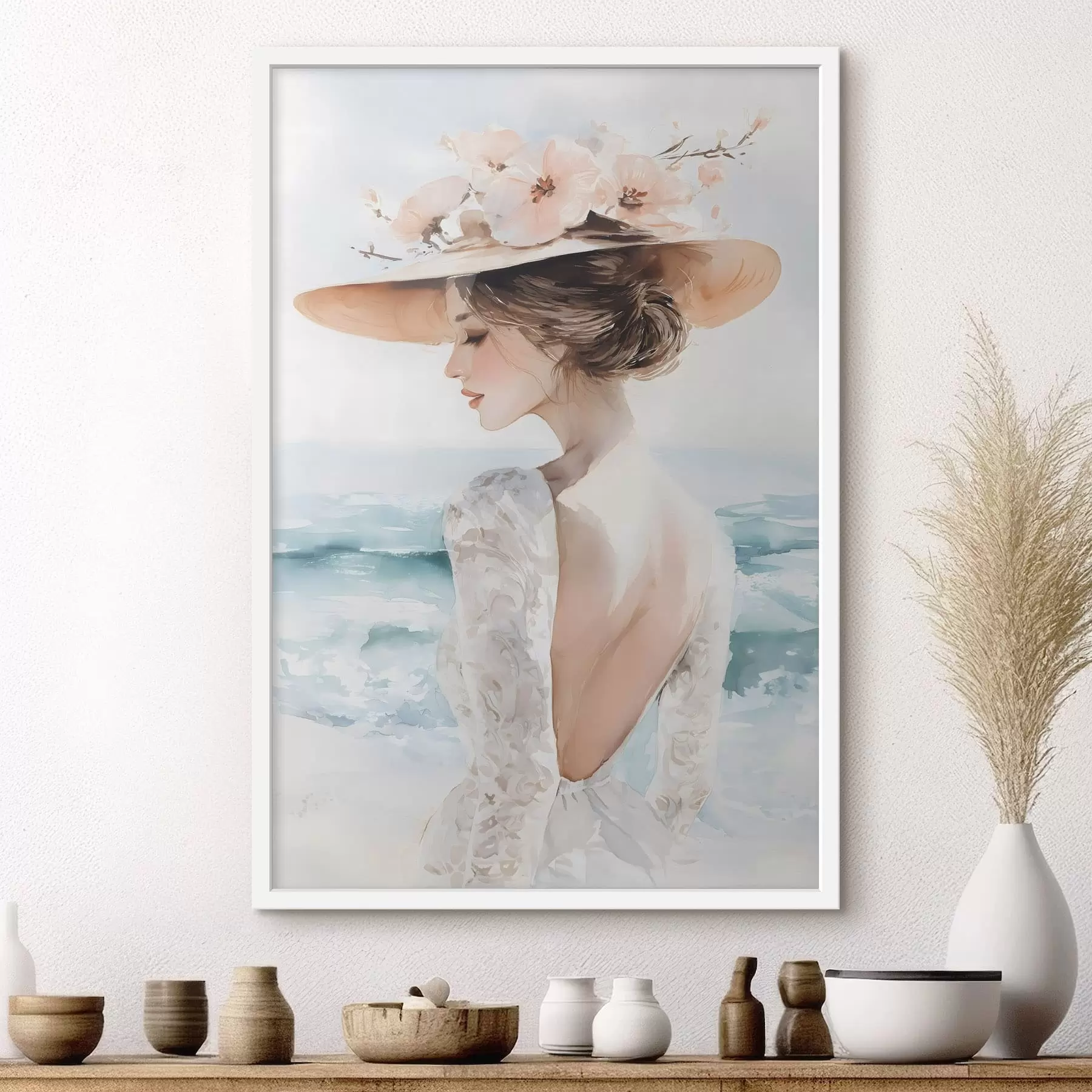 Fototapety horská krajina s borovicami a riekou f48547