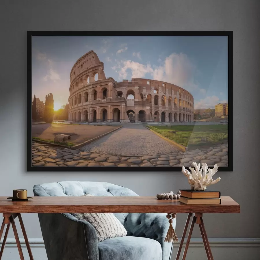 Fototapety romantická dievčina pri mori s klobúkom na hlave f48552