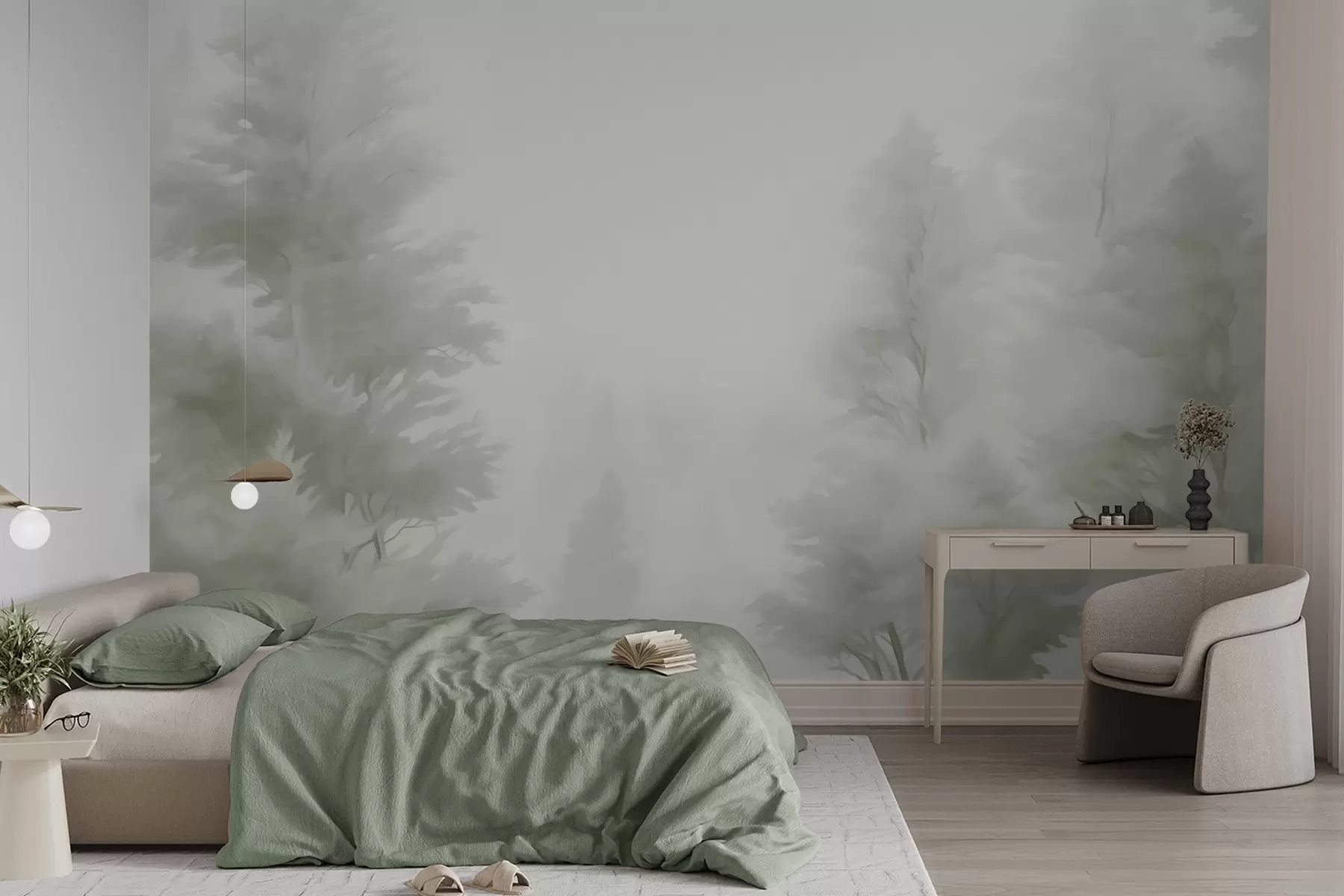 Fototapety Abstraktný les w05420