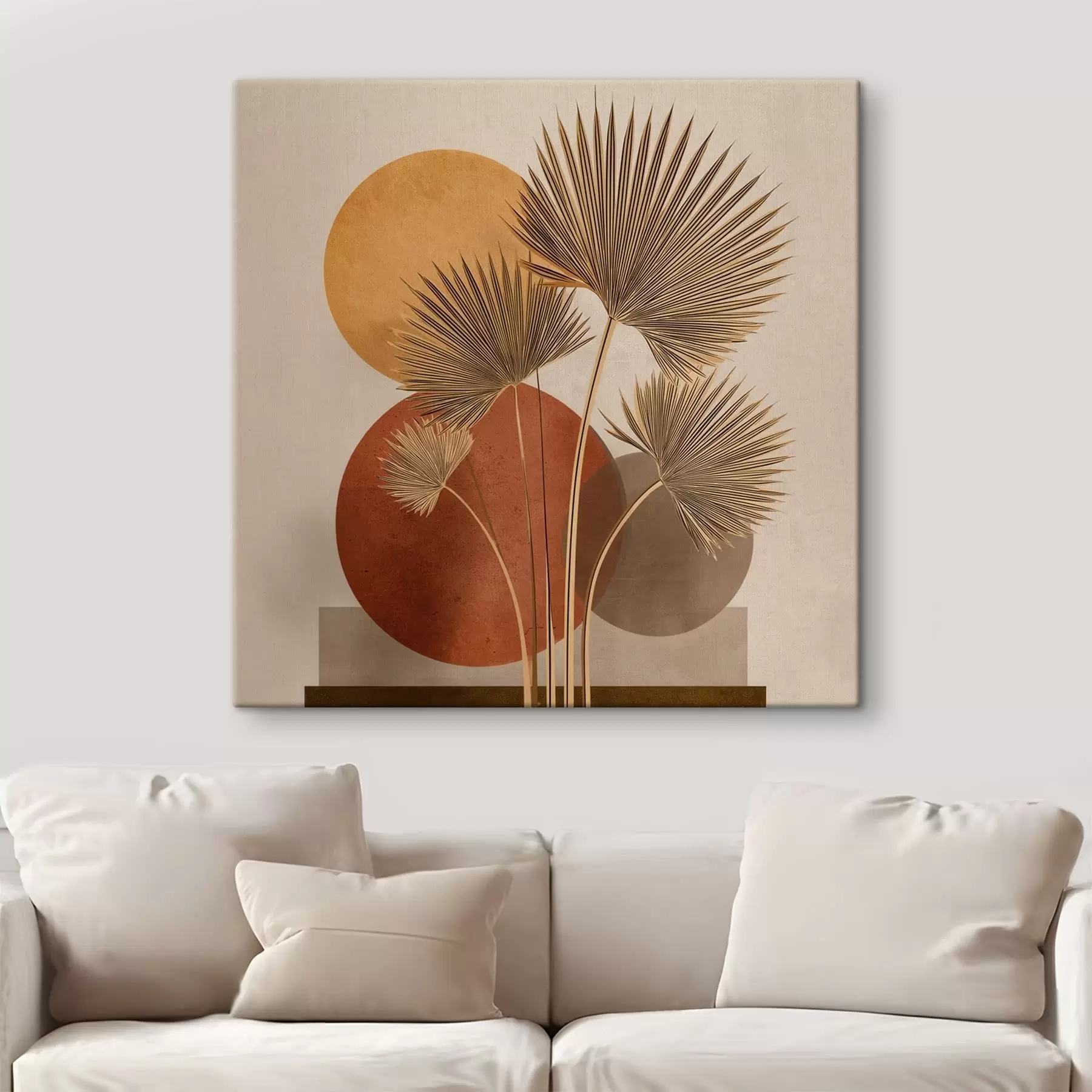 Obraz Abstraktné palmové listy s48558