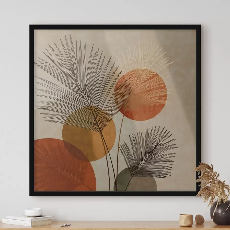 Fototapety Abstraktné palmové listy f48557