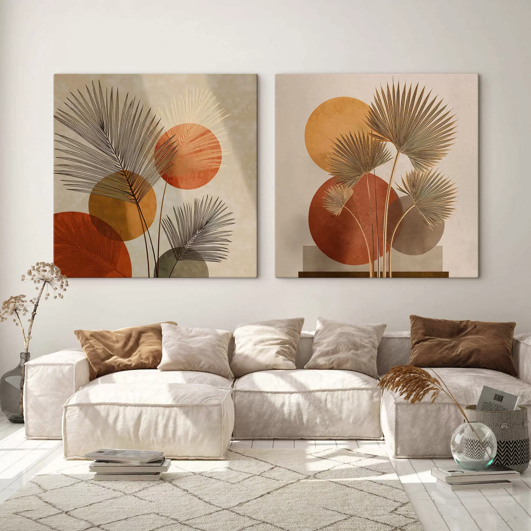 Obraz Abstraktné palmové listy m30265