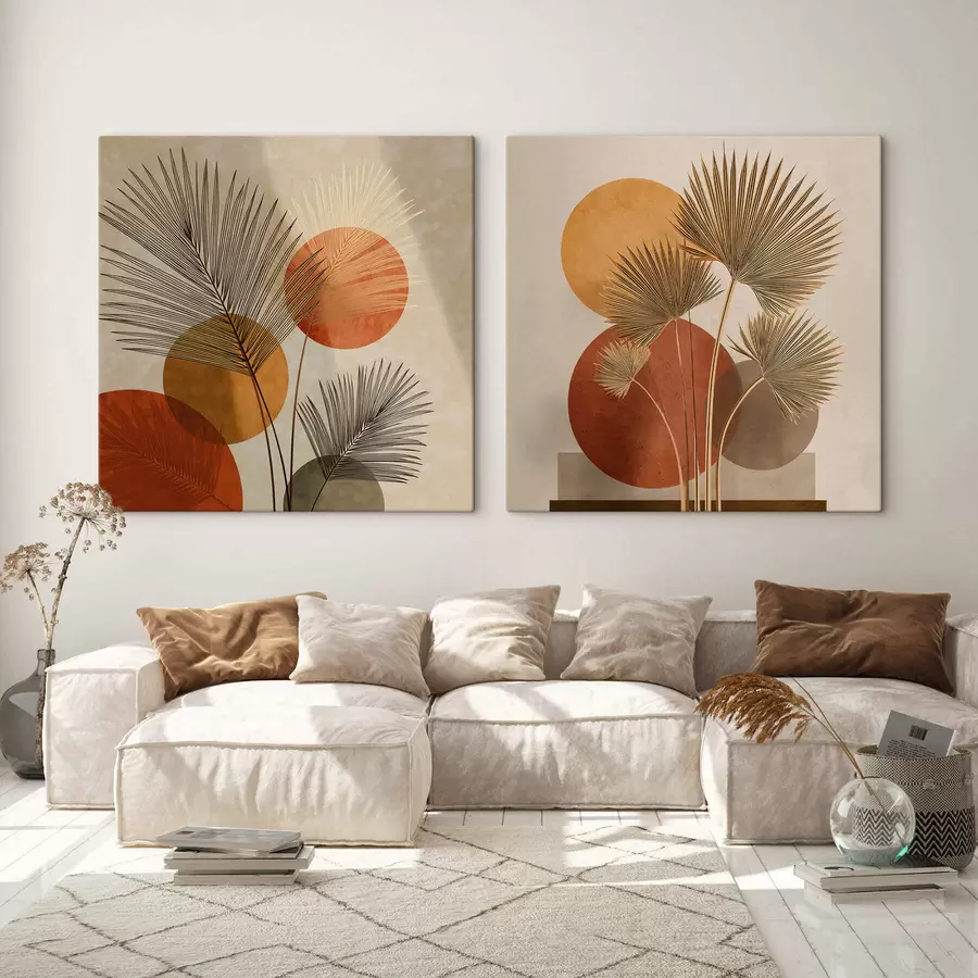 Obraz Abstraktné palmové listy m30265