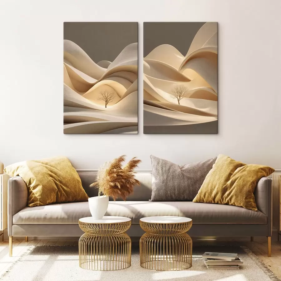 Fototapety surrealistická krajina so stromom m30261