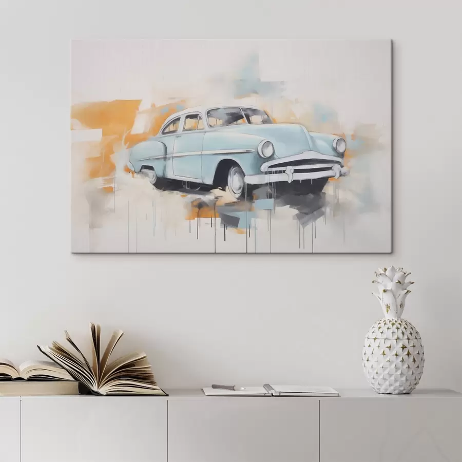Obraz Abstrakcia s autom s48595