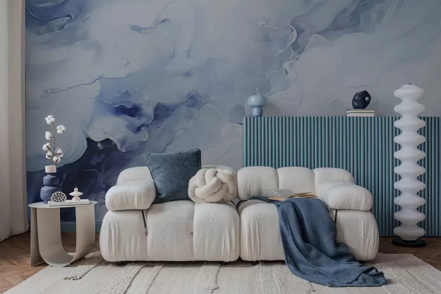 Fototapety Jemné žilkovanie mramoru w05441