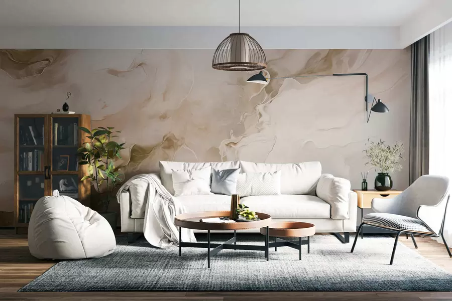 Fototapety Jemné žilkovanie mramoru w05441v1