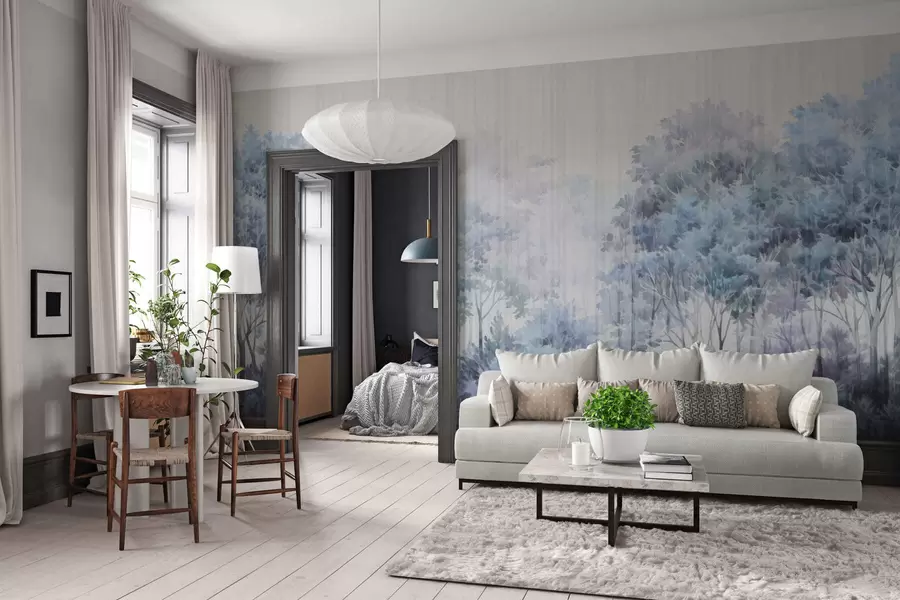 Fototapety Listnatý les a línie w05442v1