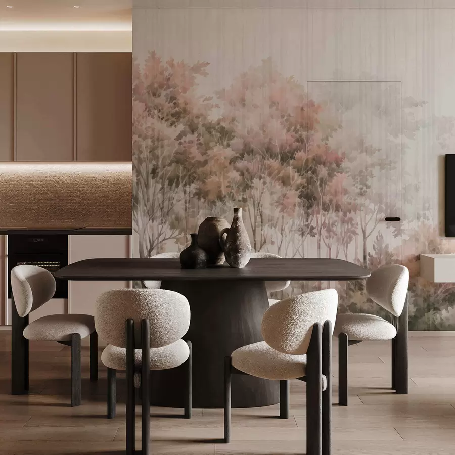 Fototapety Listnatý les a línie w05442v2