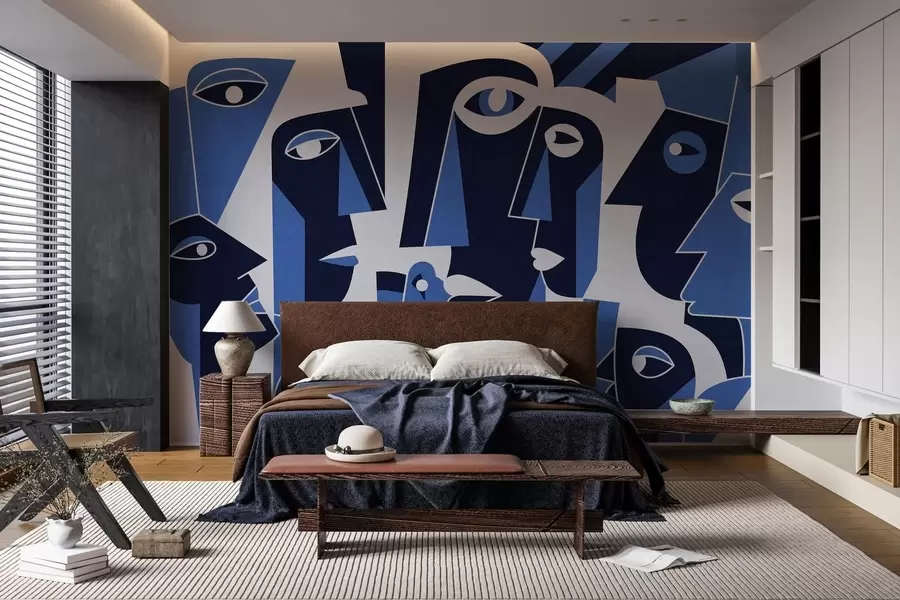 Fototapety Tváre v africkom štýle w05446v1