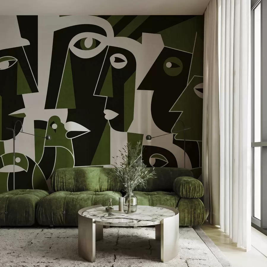 Fototapety Tváre v africkom štýle w05446v3