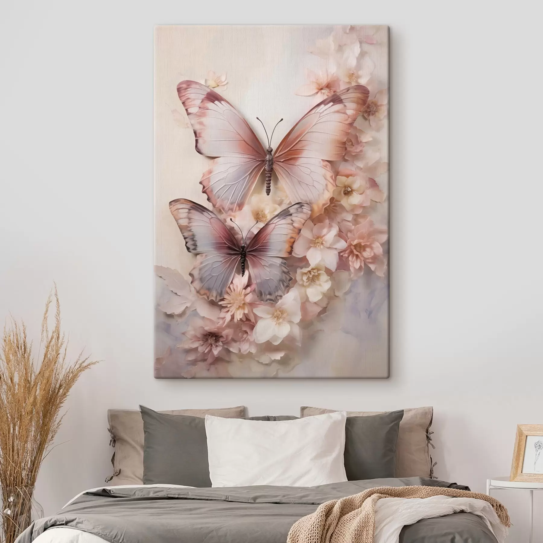 Obraz Kvety a motýle s48565