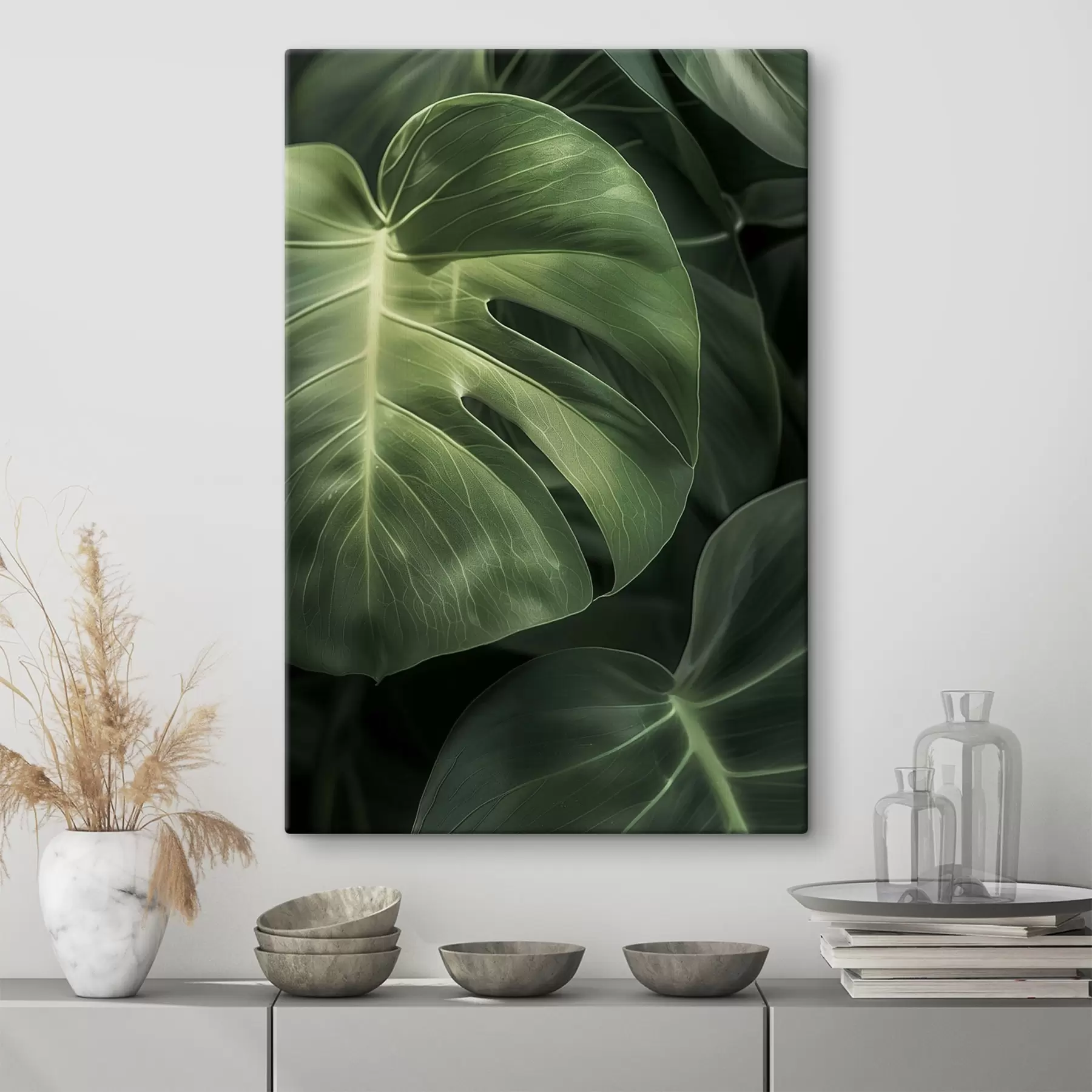 Obraz Veľké tropické listy s48578