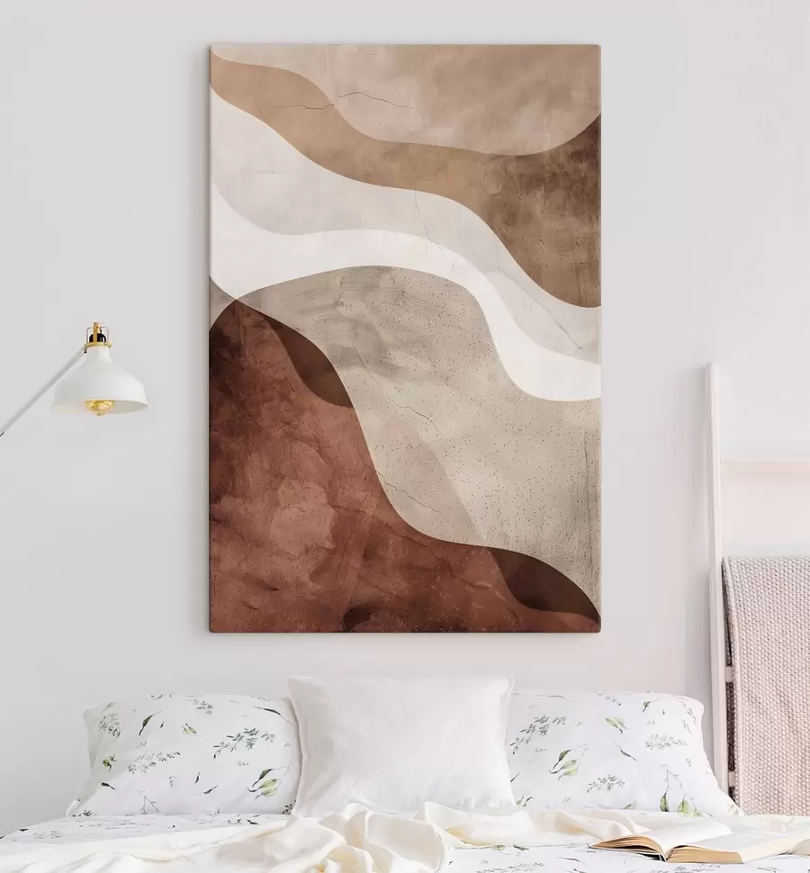 Obraz Moderná abstrakcia, teplé tóny s48580