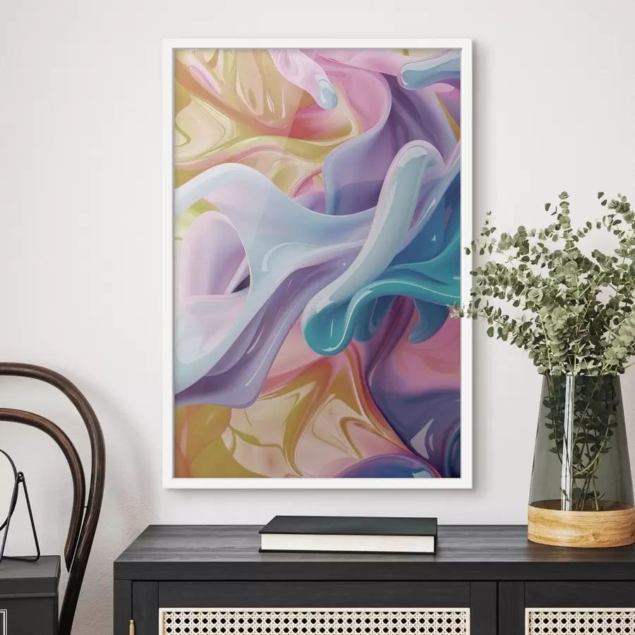 Fototapety Abstraktné umenie, dynamické farby f48582