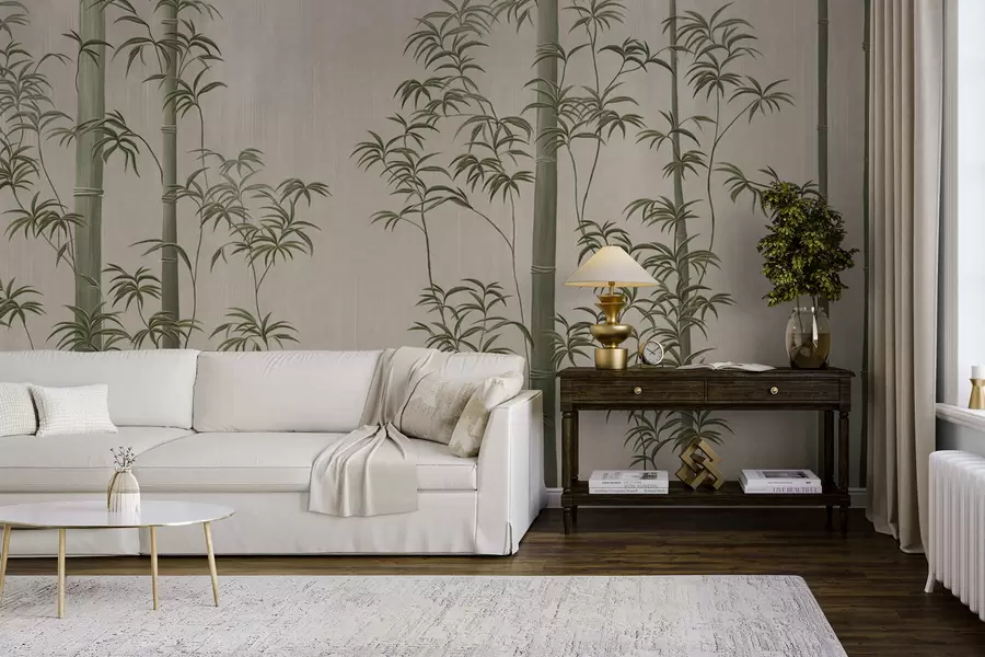 Fototapety Svetlozelený bambus  w05120v1