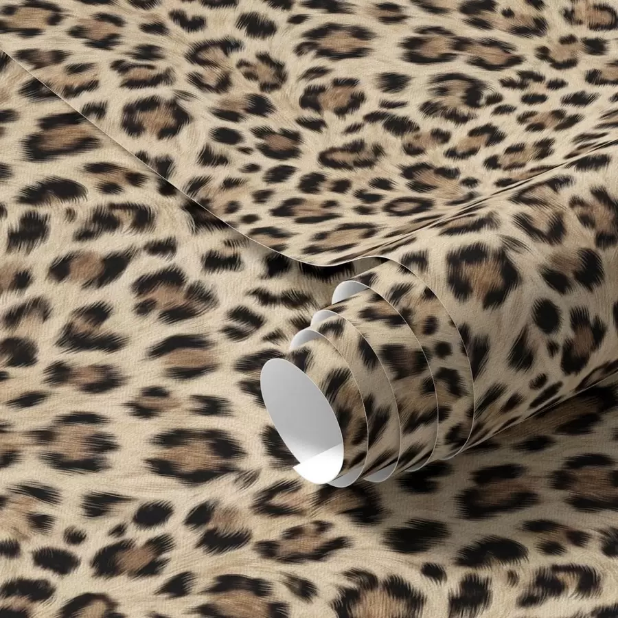 Fototapety Leopardí vzor so škvrnami na svetlom pozadí a01151