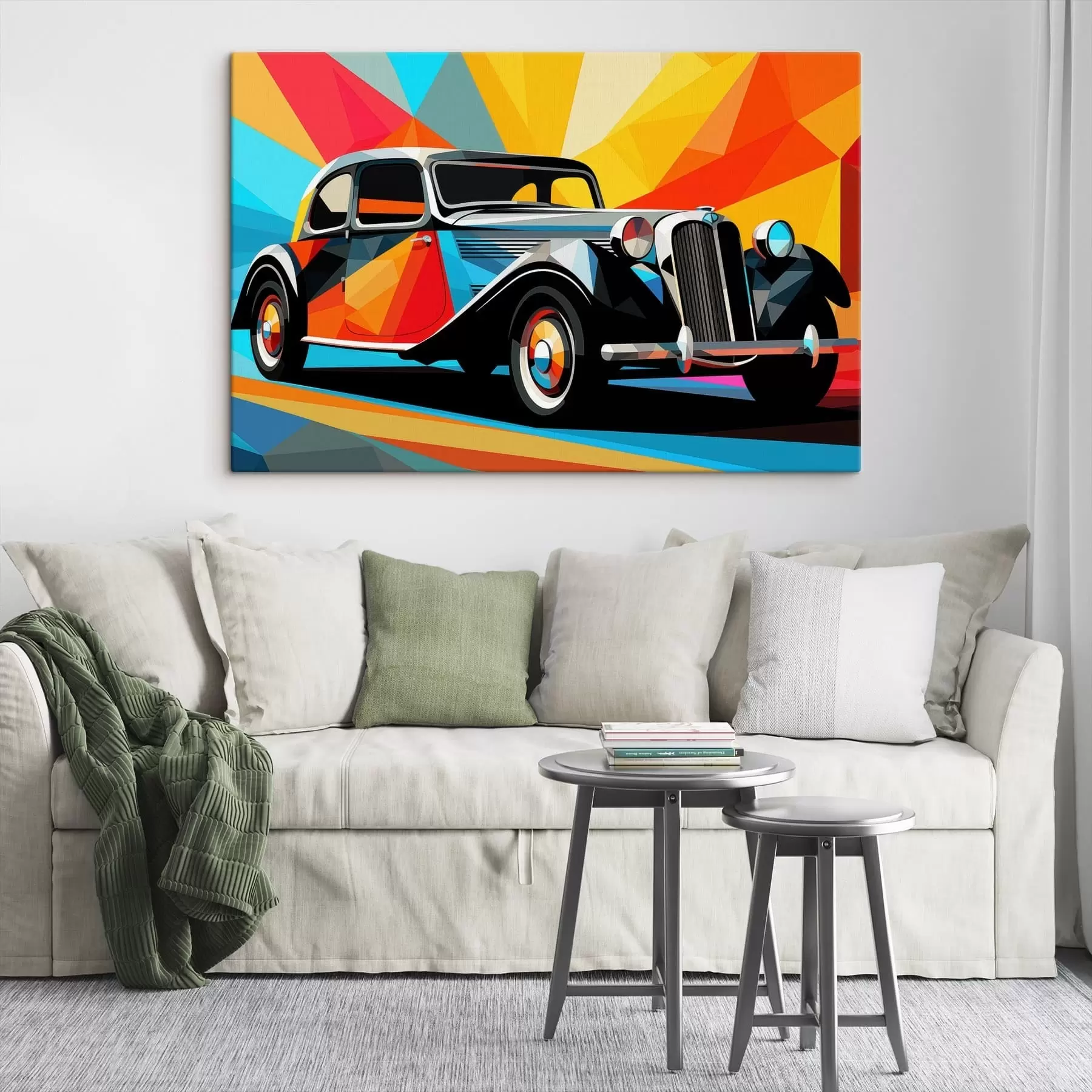 Obraz Retro auto s48645