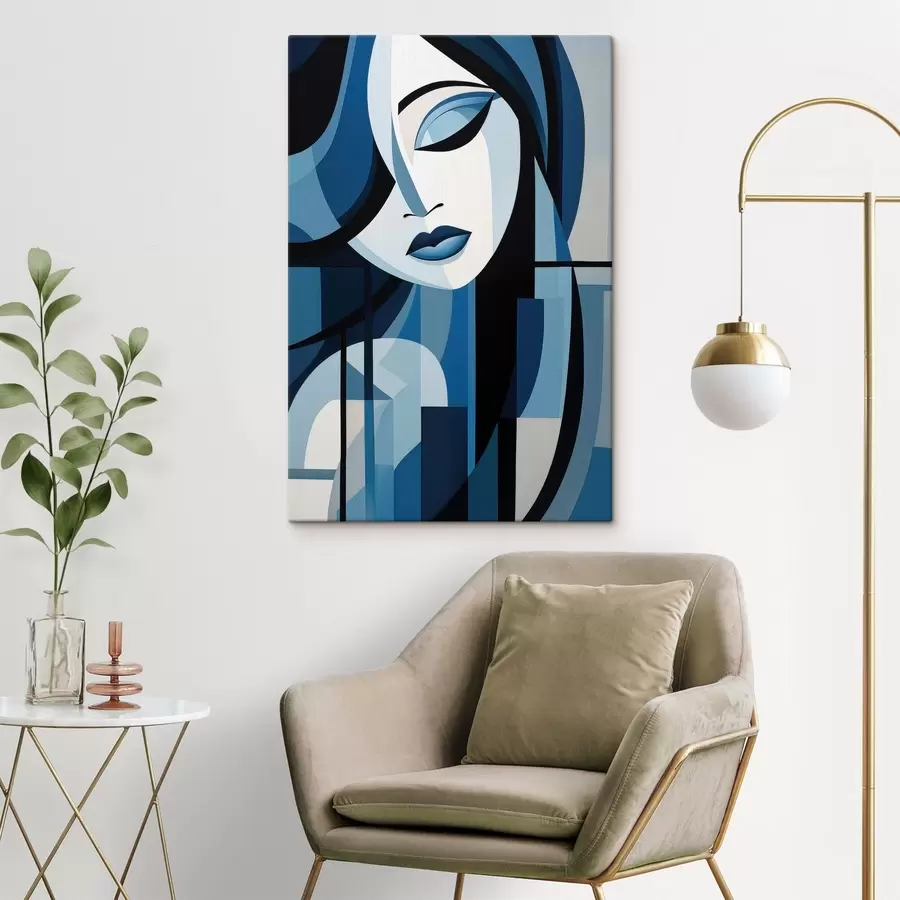 Obraz Abstraktná tvár s48661