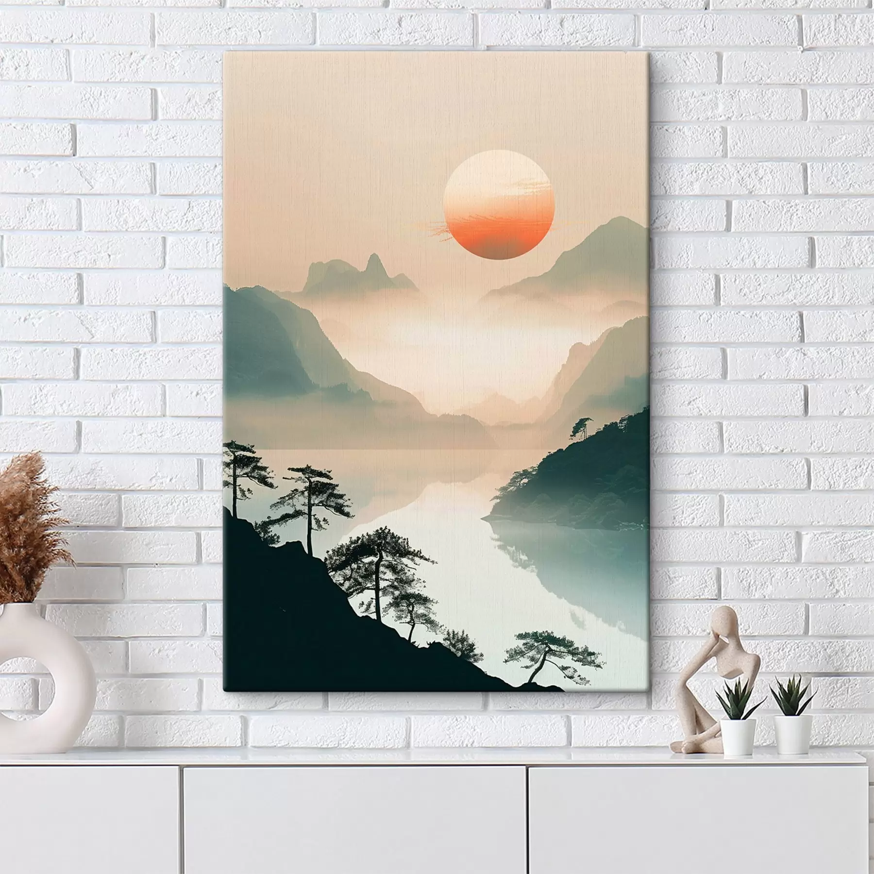 Obraz Bambusové vetvy, orientálny štýl s48632