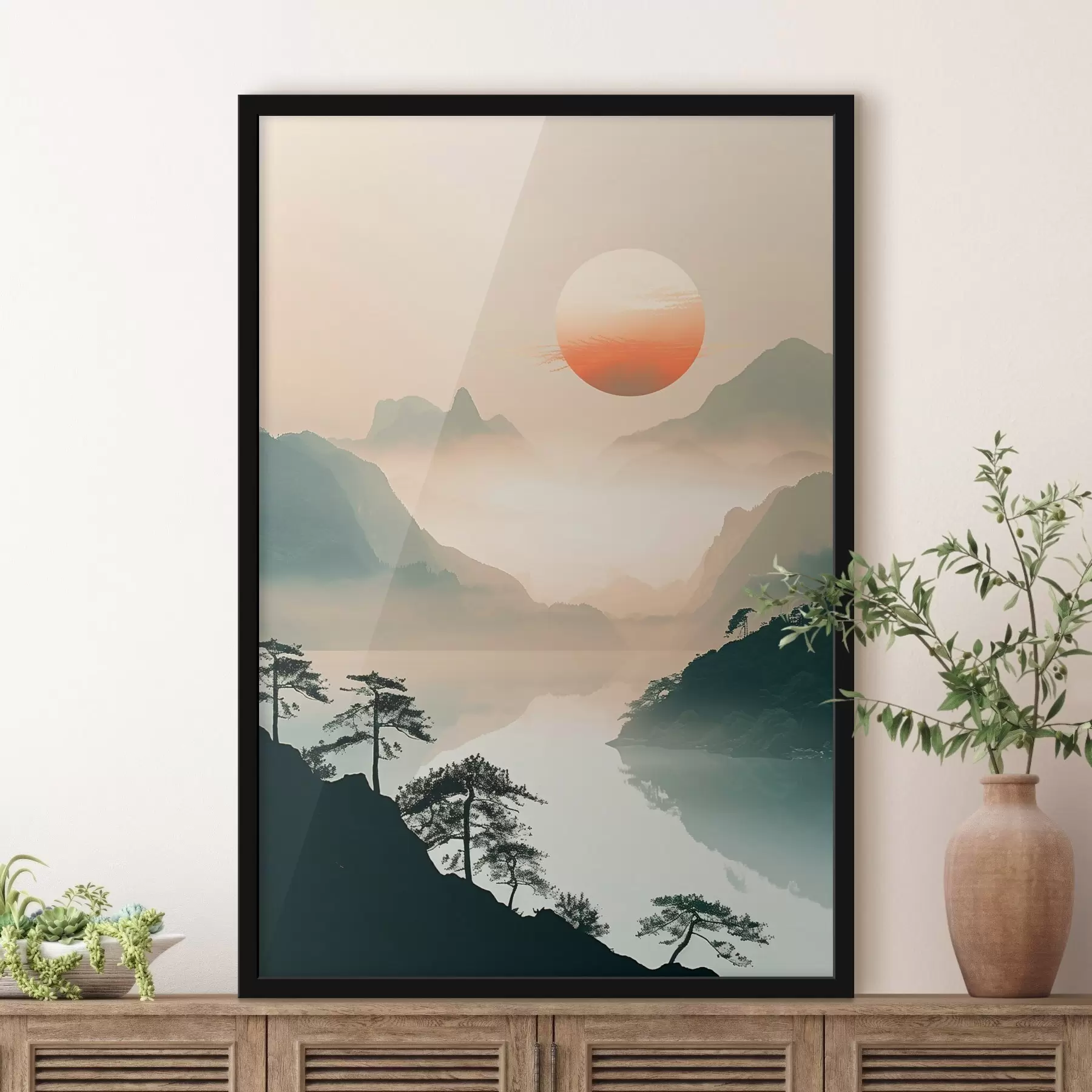 Fototapety Bambusové vetvy, orientálny štýl f48632