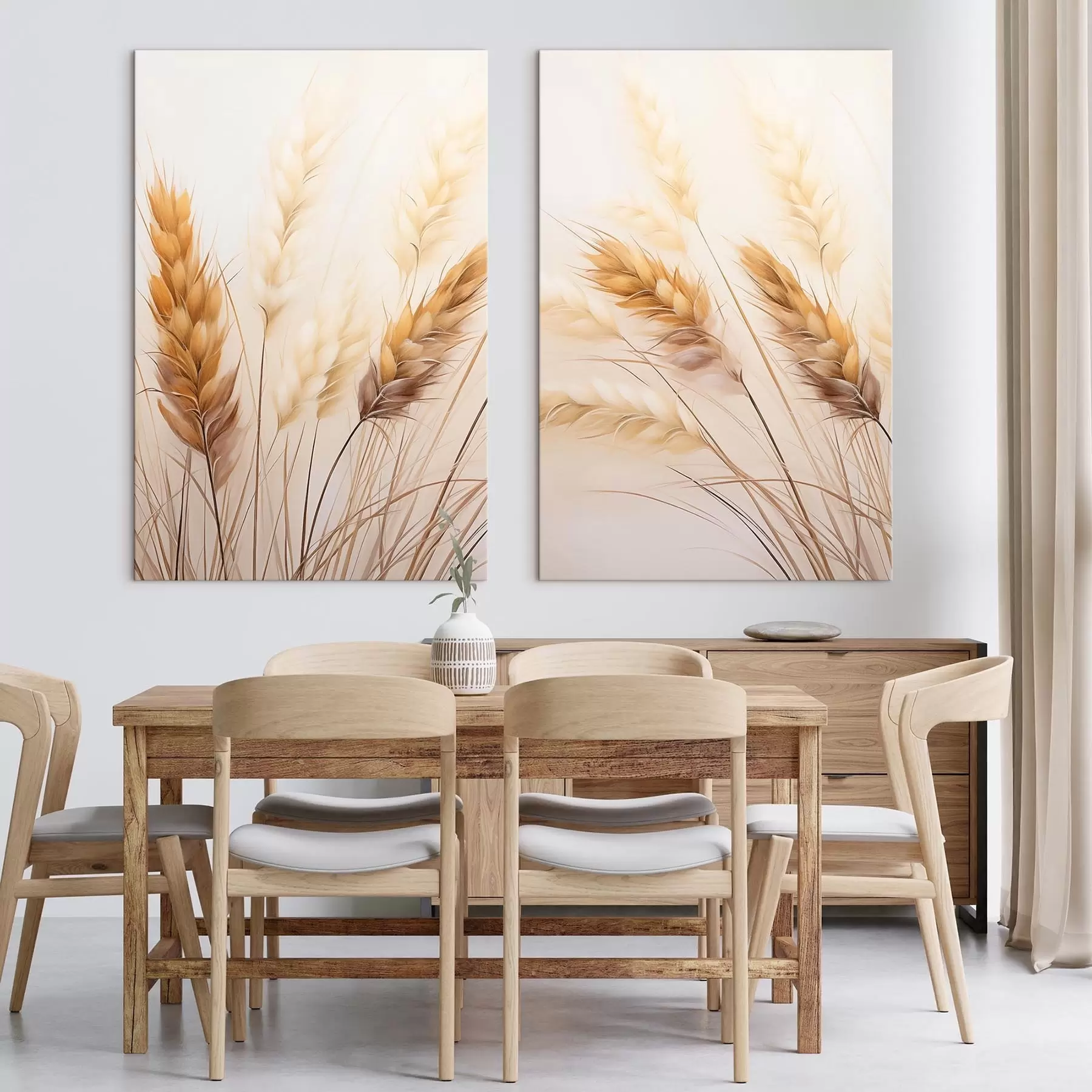 Obraz trávy, teplé odtiene m30283