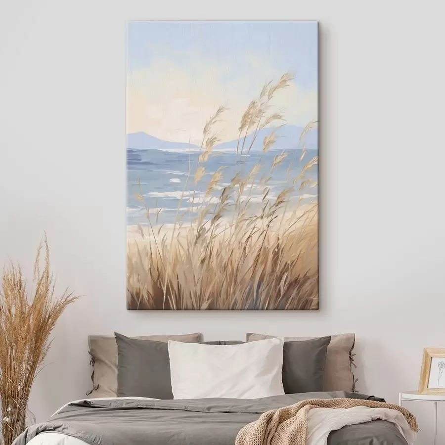 Obraz Maľba napodobňujúca pobrežnú krajinu s48679