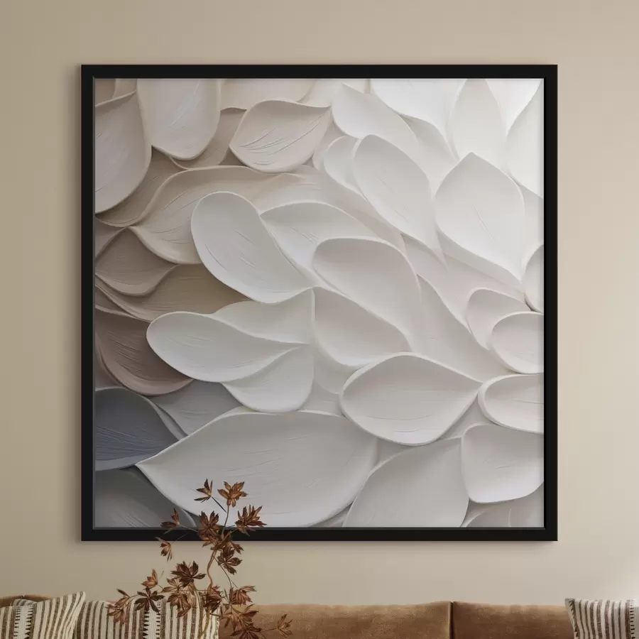 Fototapety Abstraktná imitácia maľby v tvare okvetných lístkov f48676