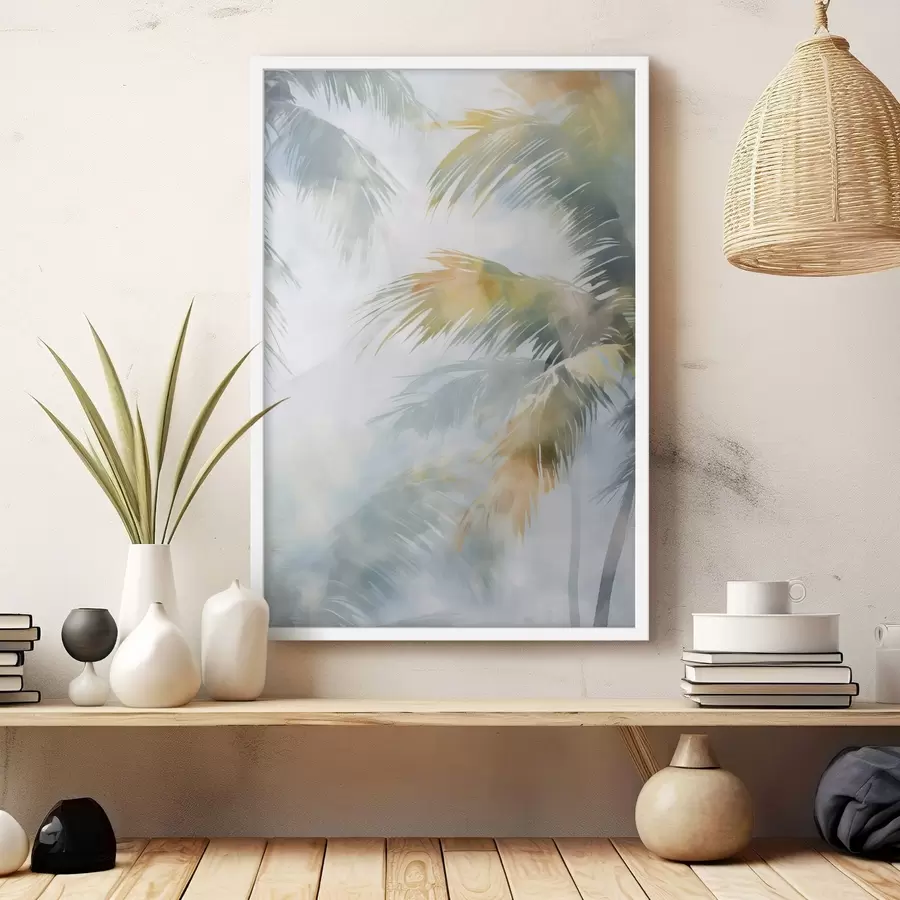 Fototapety Abstraktná imitácia rastlinnej vegetácie v maľbe f48686