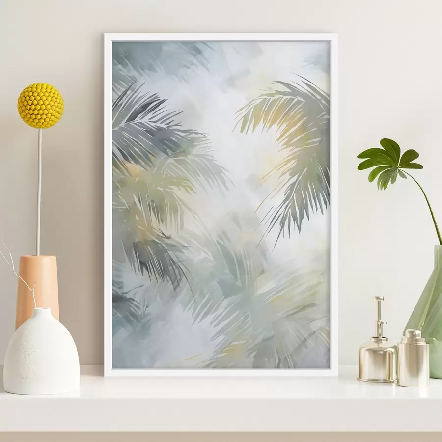 Fototapety Abstraktná imitácia rastlinnej vegetácie v maľbe f48687