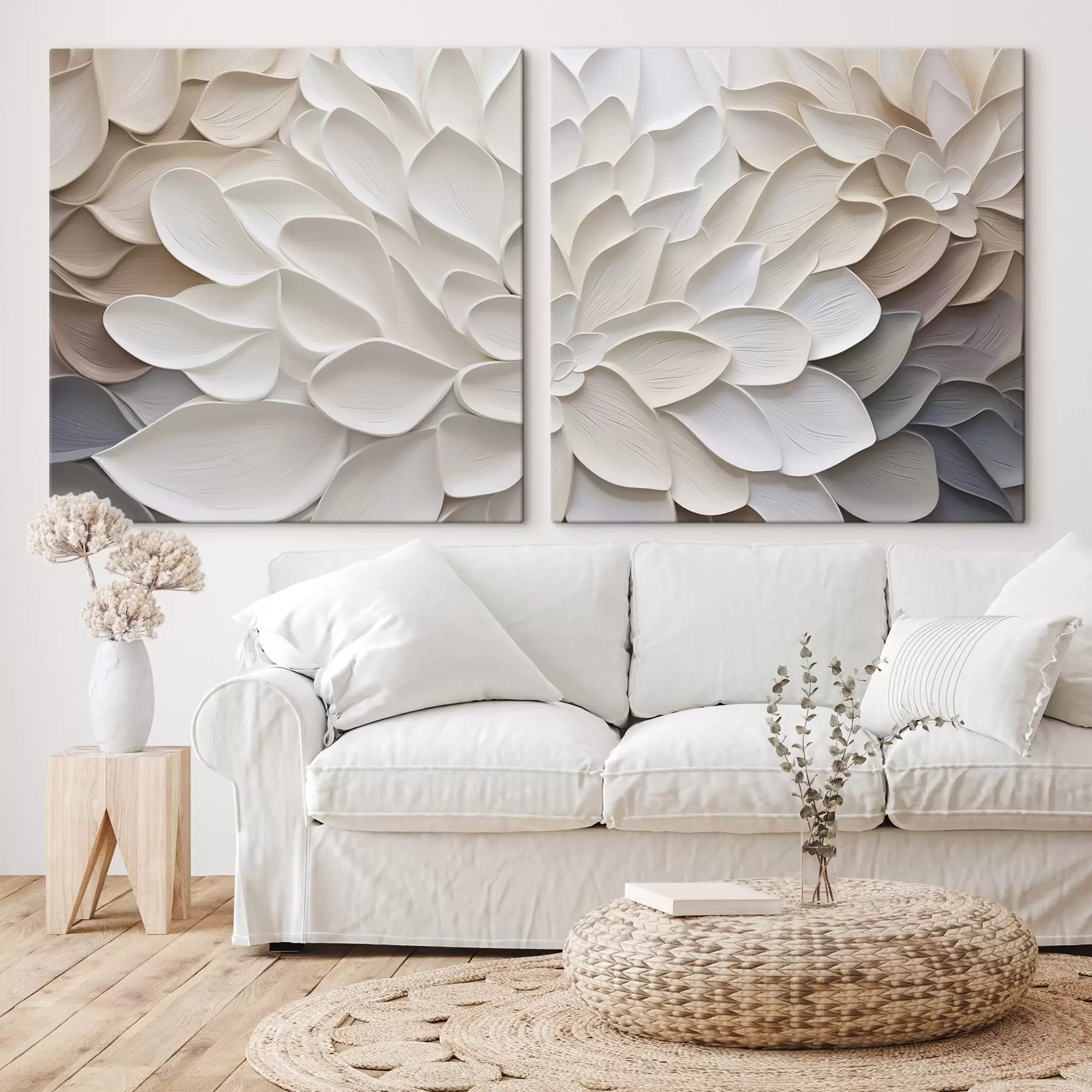 Obraz Abstraktná imitácia maľby v tvare okvetných lístkov m30296