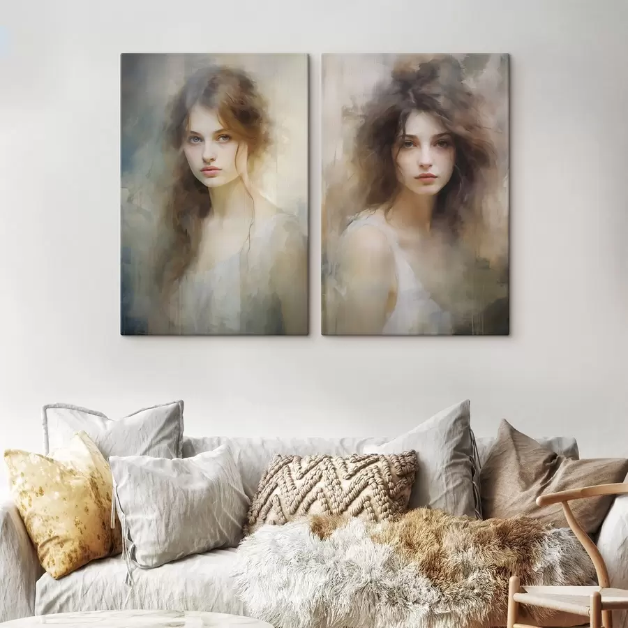 Obraz Maľba v štýle dievčat m30299