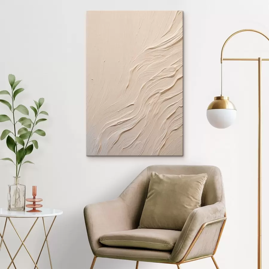 Obraz Abstraktná textúra farby s vlniacimi sa líniami s48624