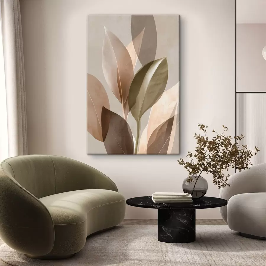 Obraz Abstraktné listy s48610