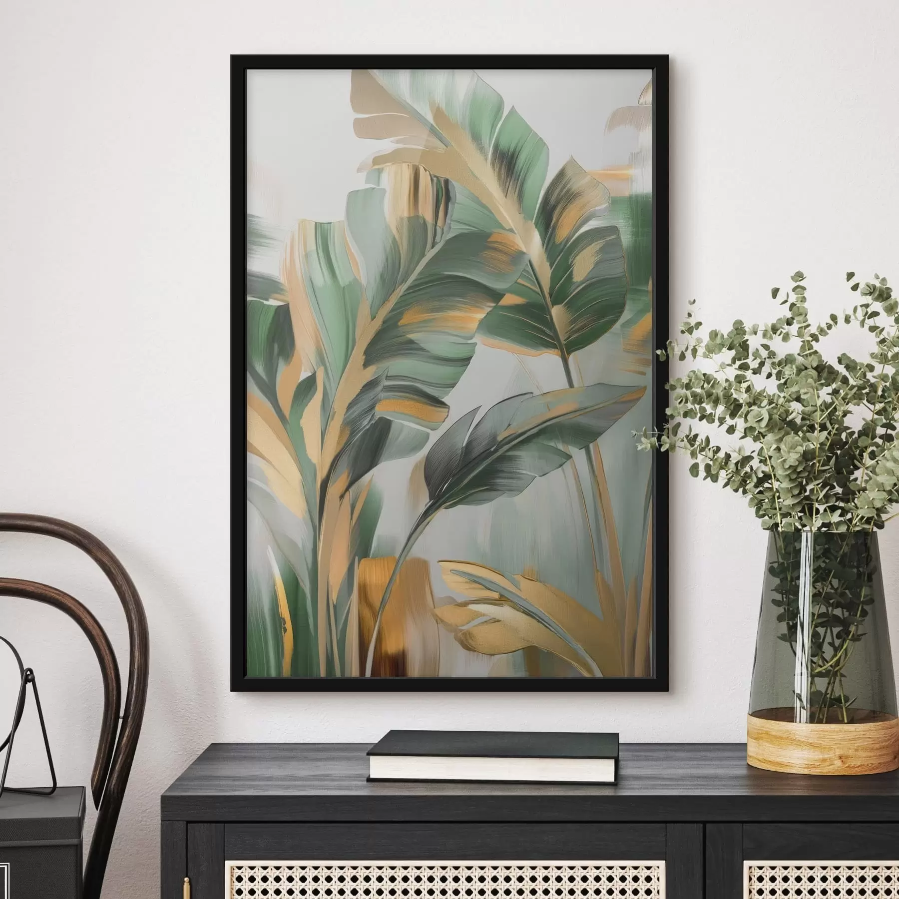 Fototapety Abstraktné tropické listy f48664