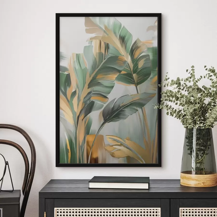 Fototapety Abstraktné tropické listy f48664